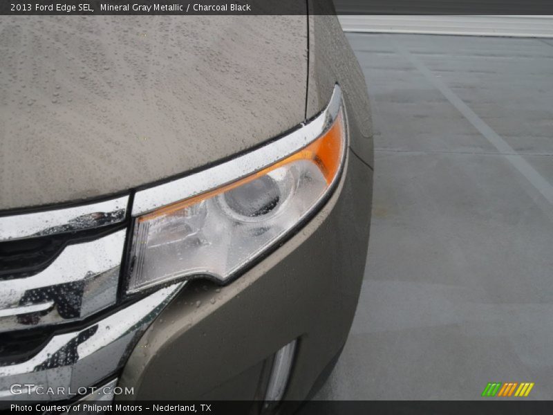 Mineral Gray Metallic / Charcoal Black 2013 Ford Edge SEL