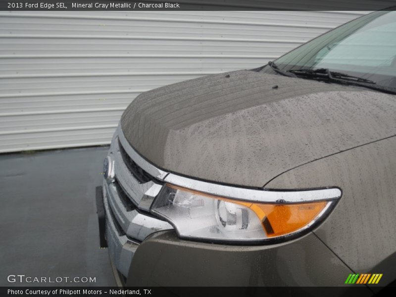 Mineral Gray Metallic / Charcoal Black 2013 Ford Edge SEL