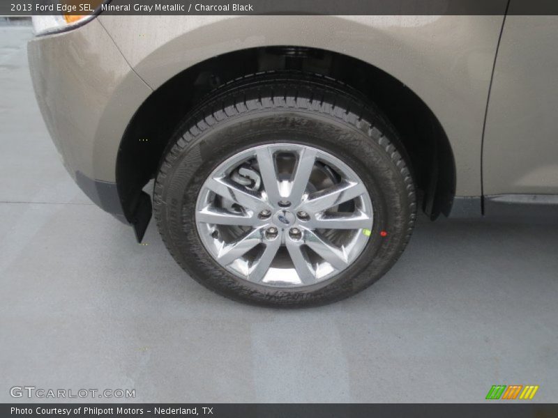 Mineral Gray Metallic / Charcoal Black 2013 Ford Edge SEL