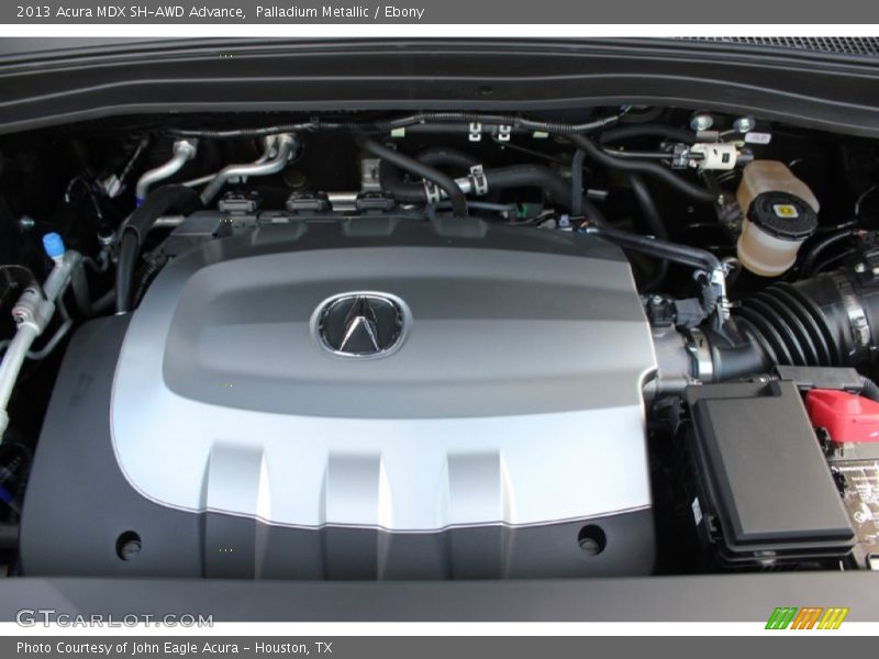 Palladium Metallic / Ebony 2013 Acura MDX SH-AWD Advance