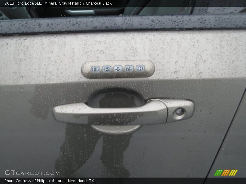 Mineral Gray Metallic / Charcoal Black 2013 Ford Edge SEL