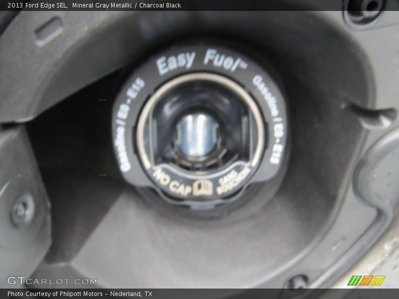 Mineral Gray Metallic / Charcoal Black 2013 Ford Edge SEL