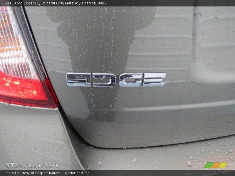 Mineral Gray Metallic / Charcoal Black 2013 Ford Edge SEL