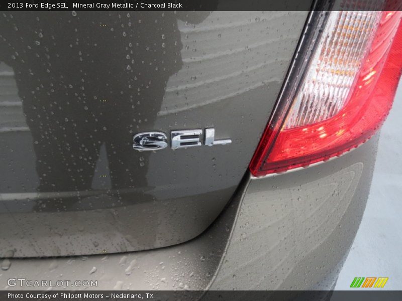 Mineral Gray Metallic / Charcoal Black 2013 Ford Edge SEL
