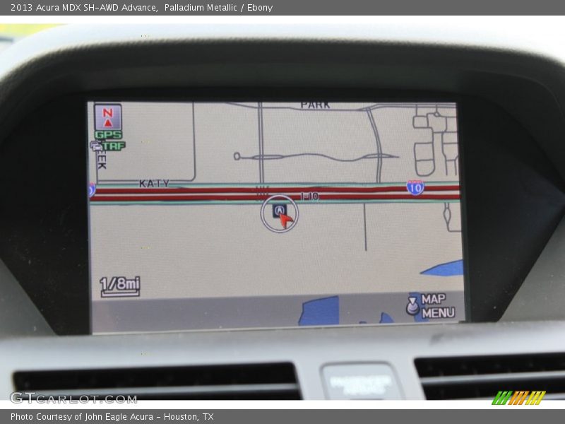 Palladium Metallic / Ebony 2013 Acura MDX SH-AWD Advance