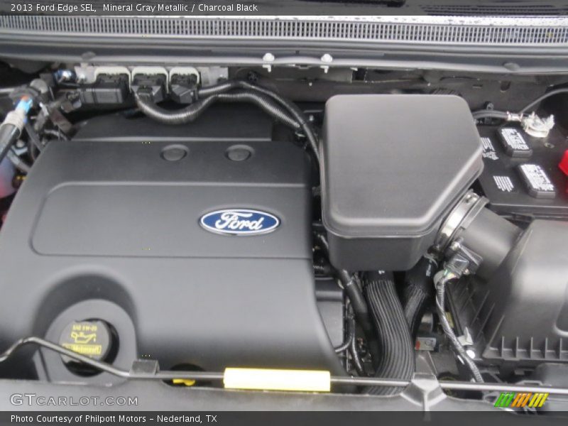 Mineral Gray Metallic / Charcoal Black 2013 Ford Edge SEL
