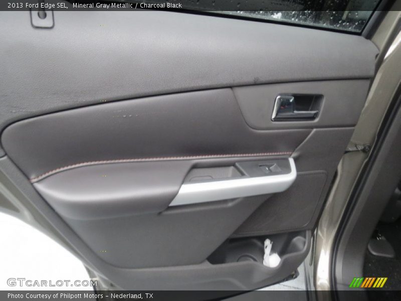 Mineral Gray Metallic / Charcoal Black 2013 Ford Edge SEL