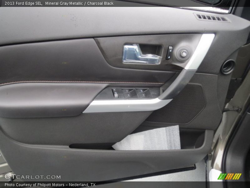 Mineral Gray Metallic / Charcoal Black 2013 Ford Edge SEL