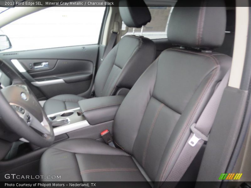 Mineral Gray Metallic / Charcoal Black 2013 Ford Edge SEL