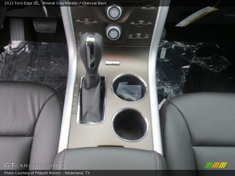 Mineral Gray Metallic / Charcoal Black 2013 Ford Edge SEL