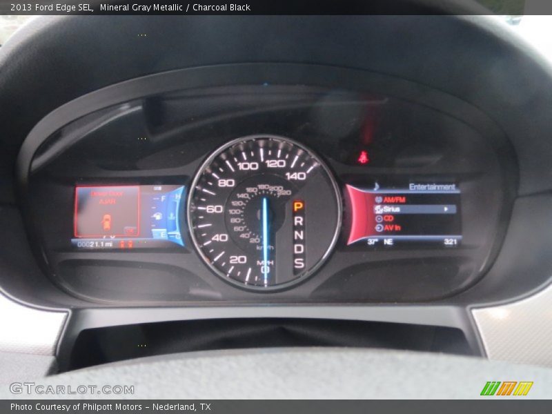 Mineral Gray Metallic / Charcoal Black 2013 Ford Edge SEL