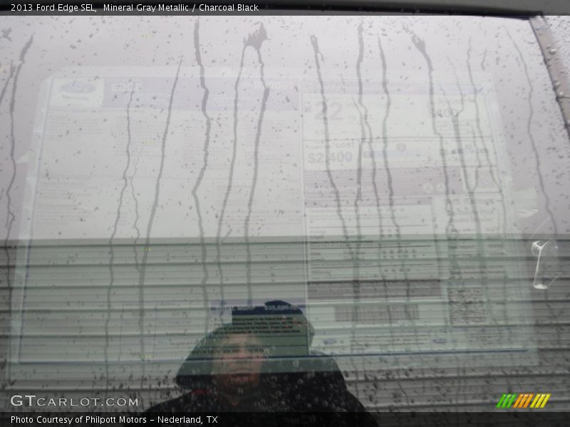 Mineral Gray Metallic / Charcoal Black 2013 Ford Edge SEL