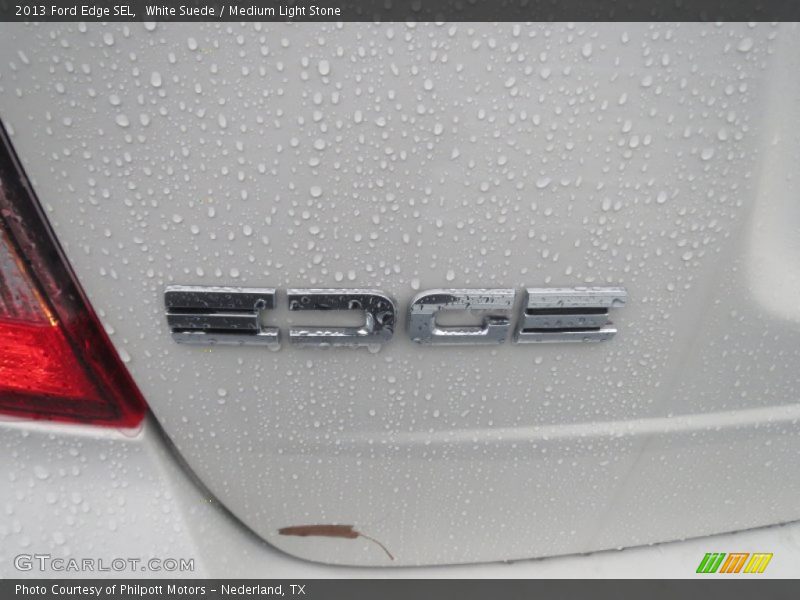 White Suede / Medium Light Stone 2013 Ford Edge SEL