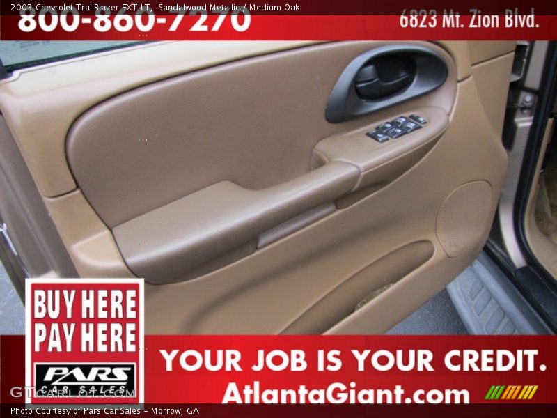 Sandalwood Metallic / Medium Oak 2003 Chevrolet TrailBlazer EXT LT