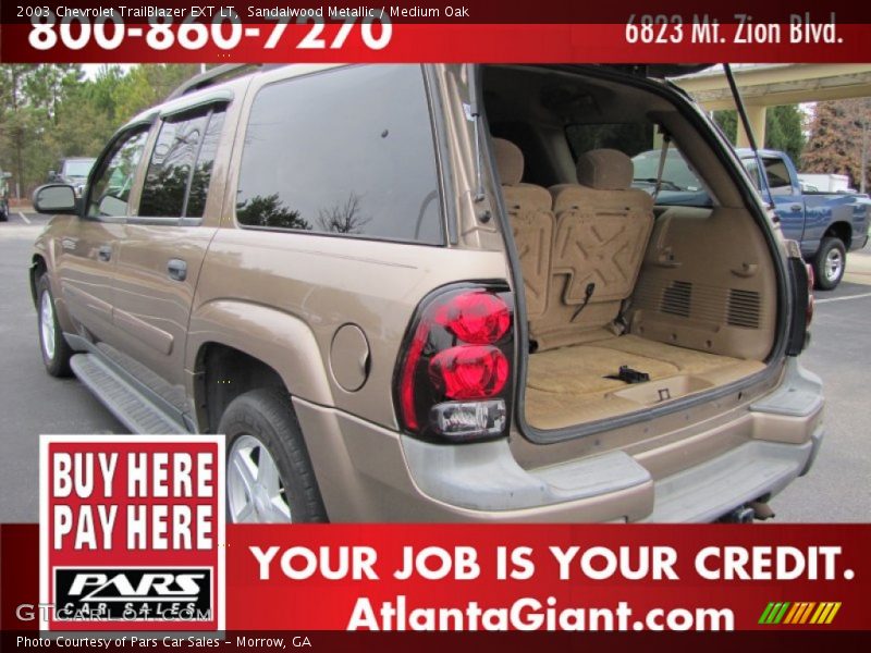 Sandalwood Metallic / Medium Oak 2003 Chevrolet TrailBlazer EXT LT