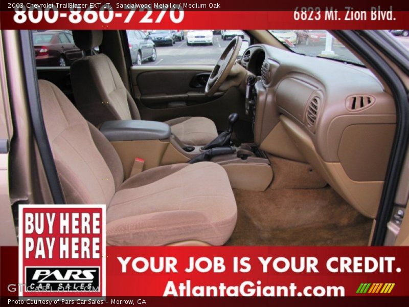 Sandalwood Metallic / Medium Oak 2003 Chevrolet TrailBlazer EXT LT