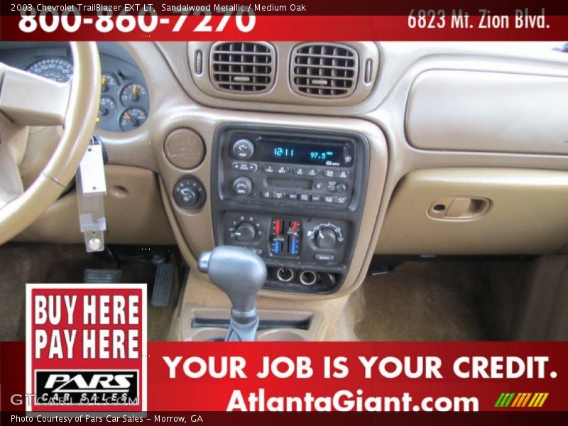 Sandalwood Metallic / Medium Oak 2003 Chevrolet TrailBlazer EXT LT