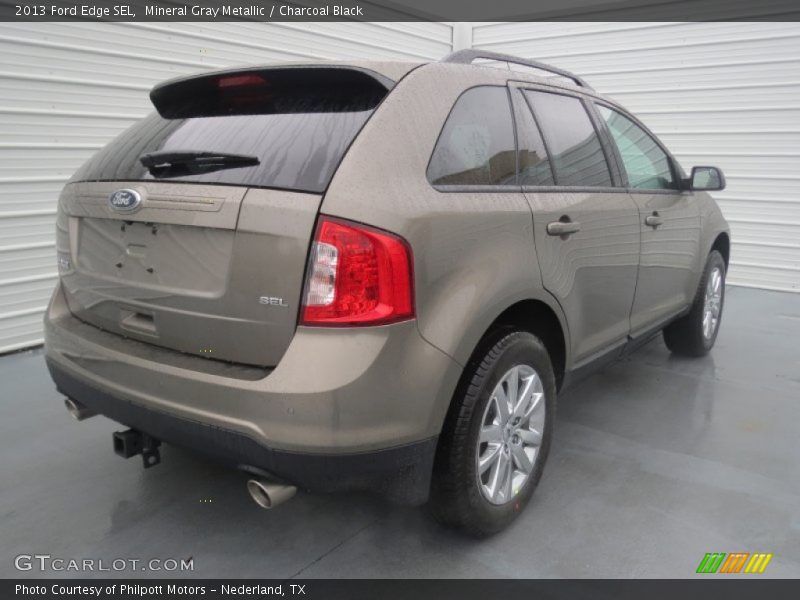 Mineral Gray Metallic / Charcoal Black 2013 Ford Edge SEL