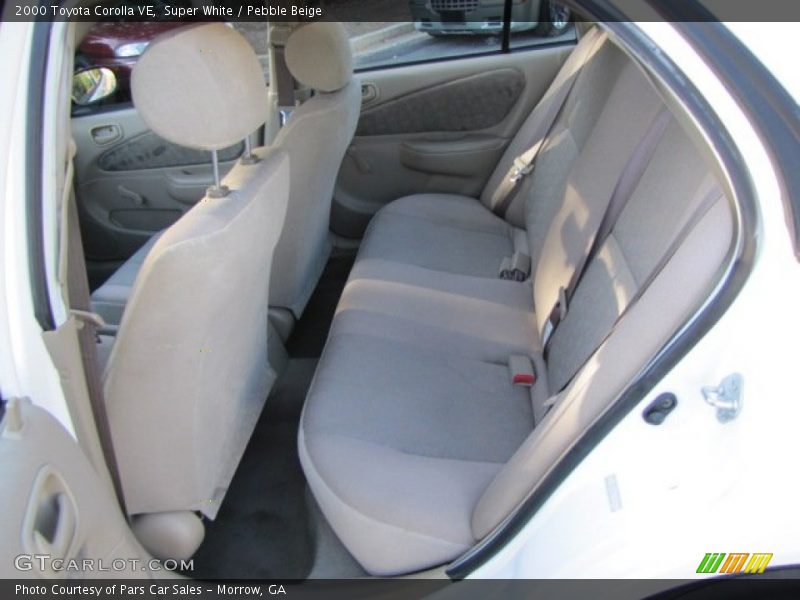 Super White / Pebble Beige 2000 Toyota Corolla VE