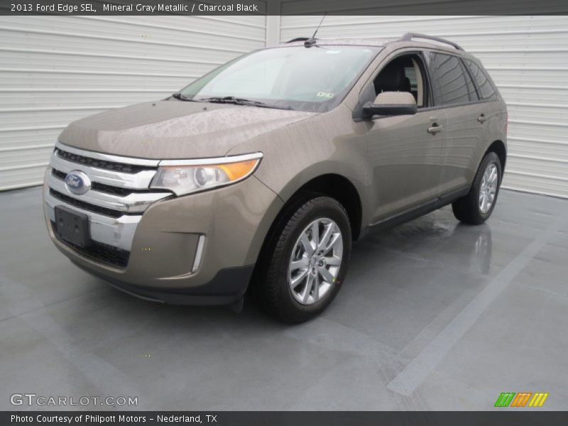 Mineral Gray Metallic / Charcoal Black 2013 Ford Edge SEL