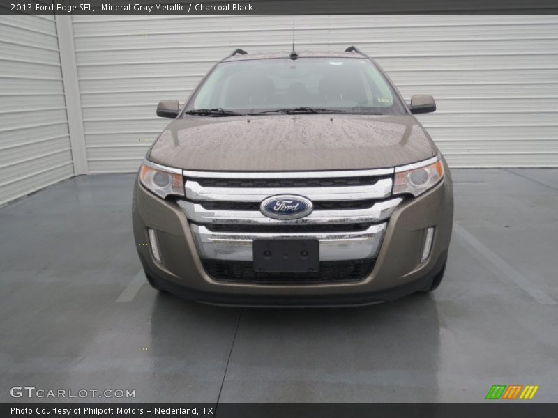 Mineral Gray Metallic / Charcoal Black 2013 Ford Edge SEL