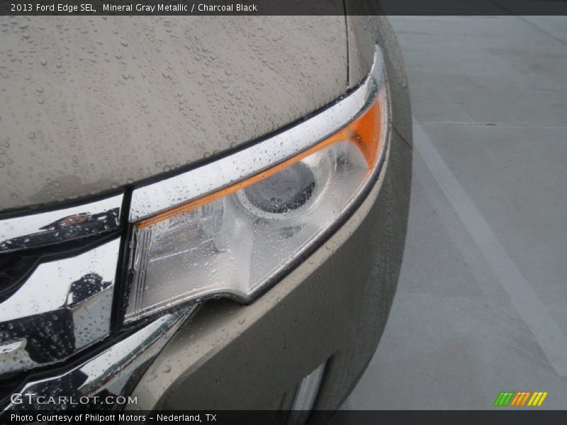 Mineral Gray Metallic / Charcoal Black 2013 Ford Edge SEL
