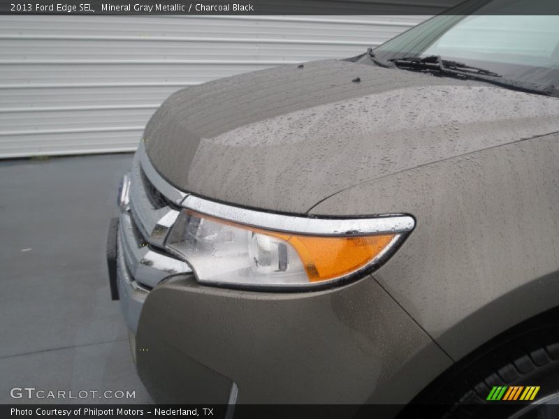 Mineral Gray Metallic / Charcoal Black 2013 Ford Edge SEL