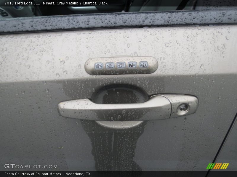Mineral Gray Metallic / Charcoal Black 2013 Ford Edge SEL