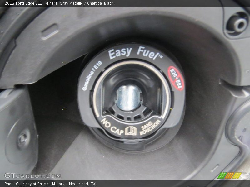 Mineral Gray Metallic / Charcoal Black 2013 Ford Edge SEL
