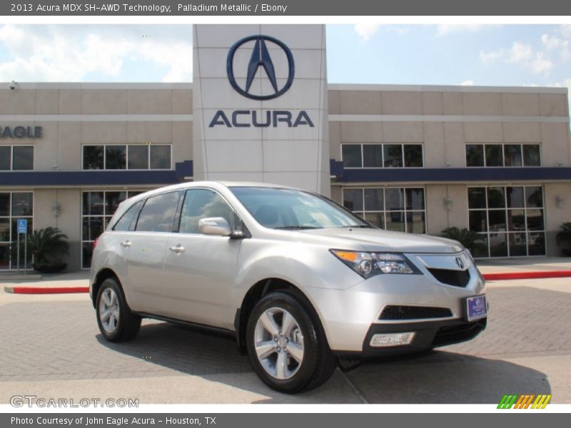 Palladium Metallic / Ebony 2013 Acura MDX SH-AWD Technology