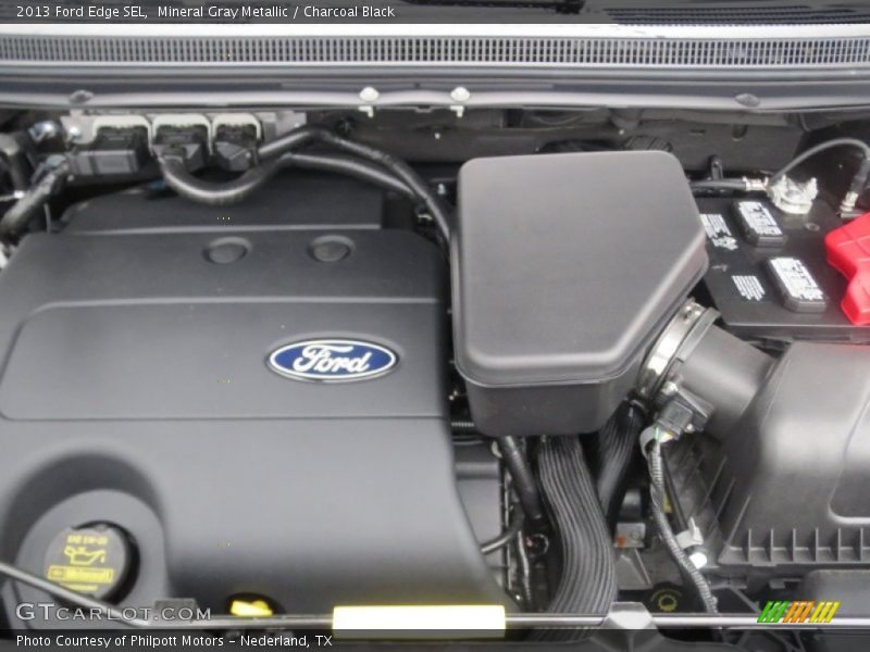 Mineral Gray Metallic / Charcoal Black 2013 Ford Edge SEL