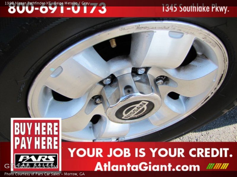 Beige Metallic / Gray 1998 Nissan Pathfinder XE