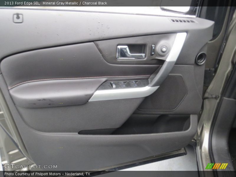 Mineral Gray Metallic / Charcoal Black 2013 Ford Edge SEL