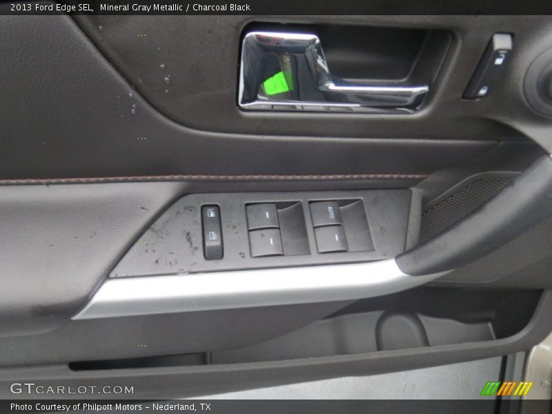 Mineral Gray Metallic / Charcoal Black 2013 Ford Edge SEL