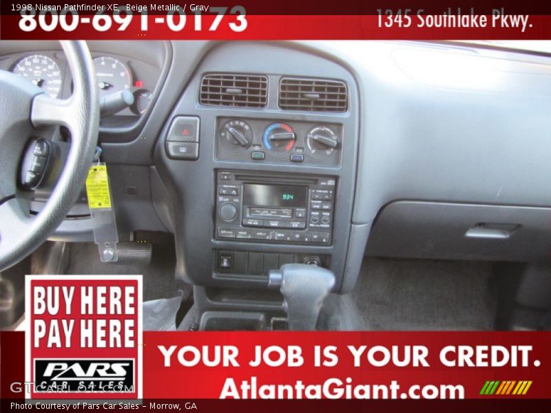 Beige Metallic / Gray 1998 Nissan Pathfinder XE