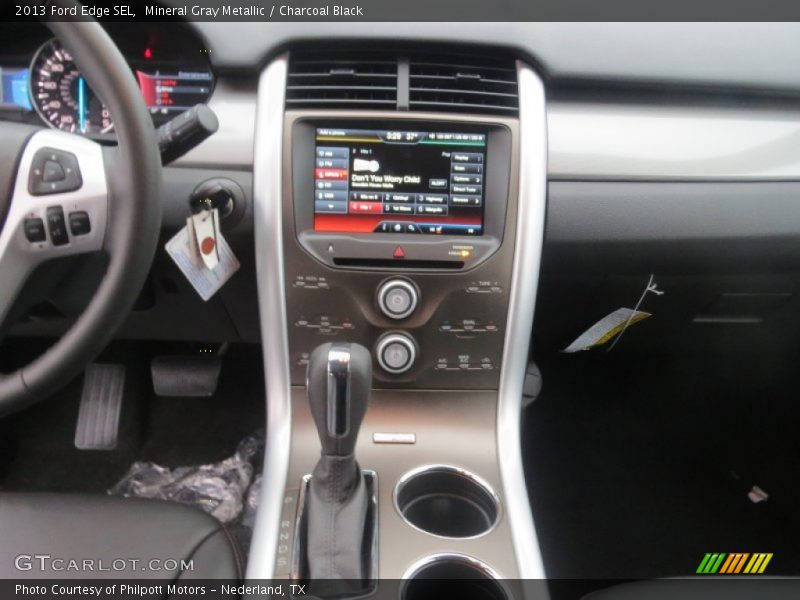 Mineral Gray Metallic / Charcoal Black 2013 Ford Edge SEL