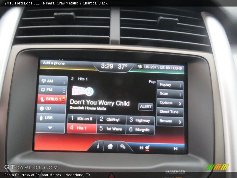 Mineral Gray Metallic / Charcoal Black 2013 Ford Edge SEL