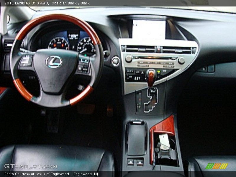 Obsidian Black / Black 2011 Lexus RX 350 AWD