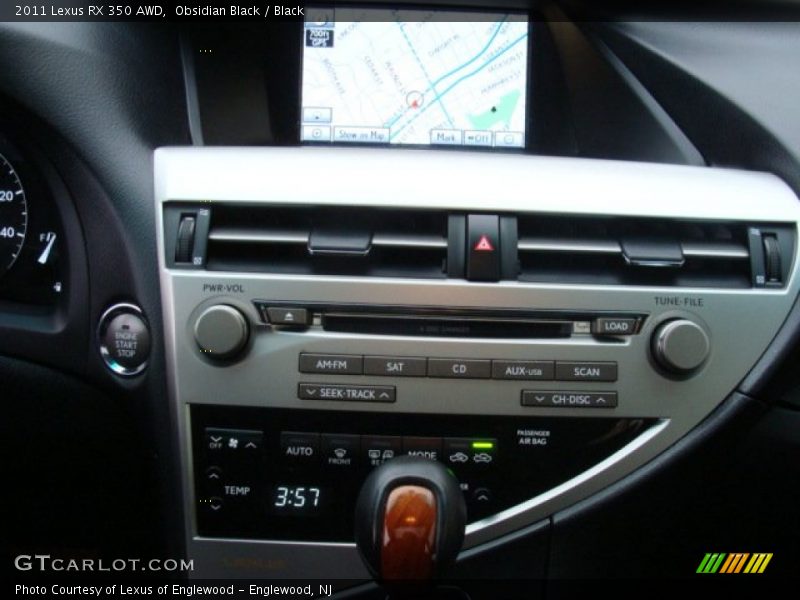 Obsidian Black / Black 2011 Lexus RX 350 AWD