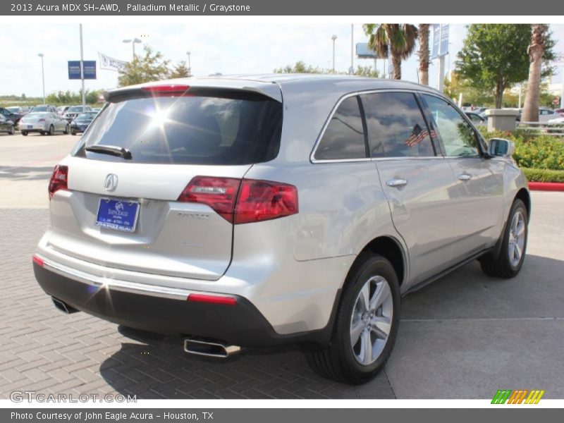 Palladium Metallic / Graystone 2013 Acura MDX SH-AWD