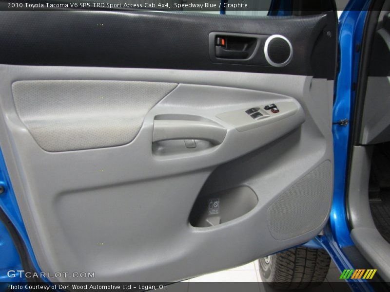 Speedway Blue / Graphite 2010 Toyota Tacoma V6 SR5 TRD Sport Access Cab 4x4