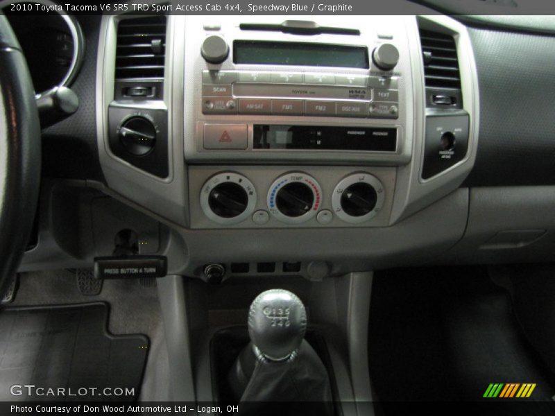 Speedway Blue / Graphite 2010 Toyota Tacoma V6 SR5 TRD Sport Access Cab 4x4