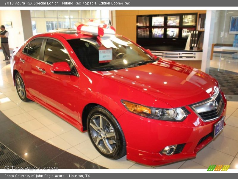 Milano Red / Special Edition Ebony/Red 2013 Acura TSX Special Edition