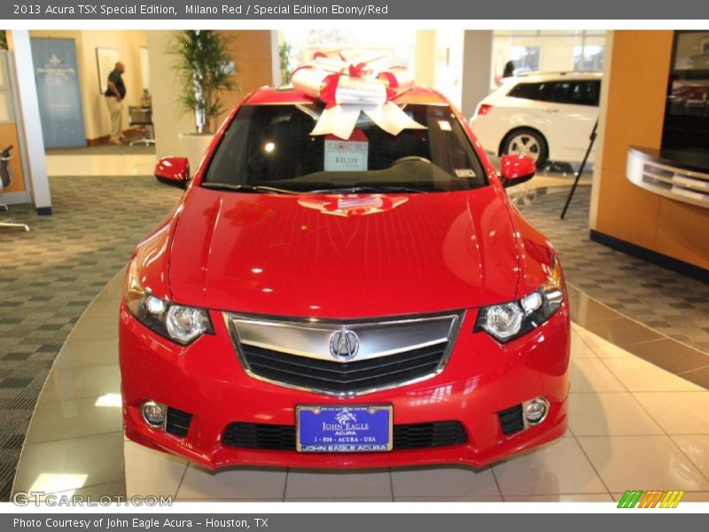 Milano Red / Special Edition Ebony/Red 2013 Acura TSX Special Edition