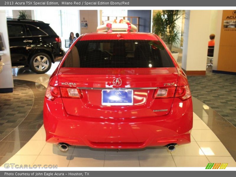 Milano Red / Special Edition Ebony/Red 2013 Acura TSX Special Edition