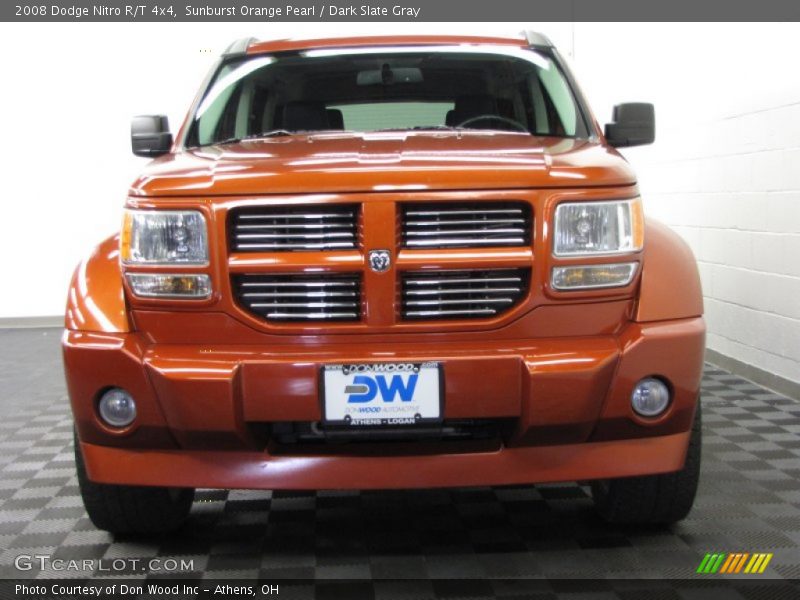 Sunburst Orange Pearl / Dark Slate Gray 2008 Dodge Nitro R/T 4x4