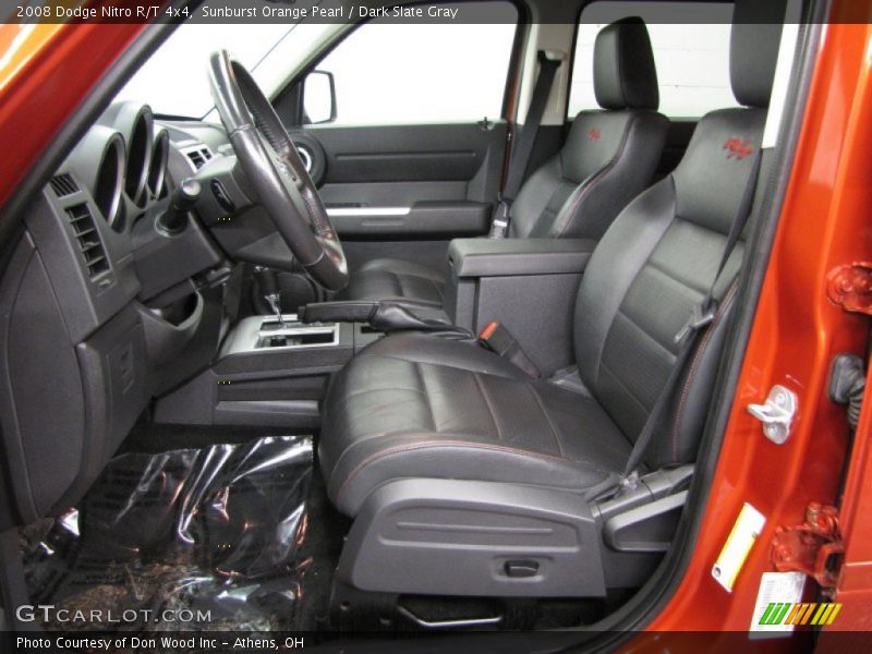 Sunburst Orange Pearl / Dark Slate Gray 2008 Dodge Nitro R/T 4x4