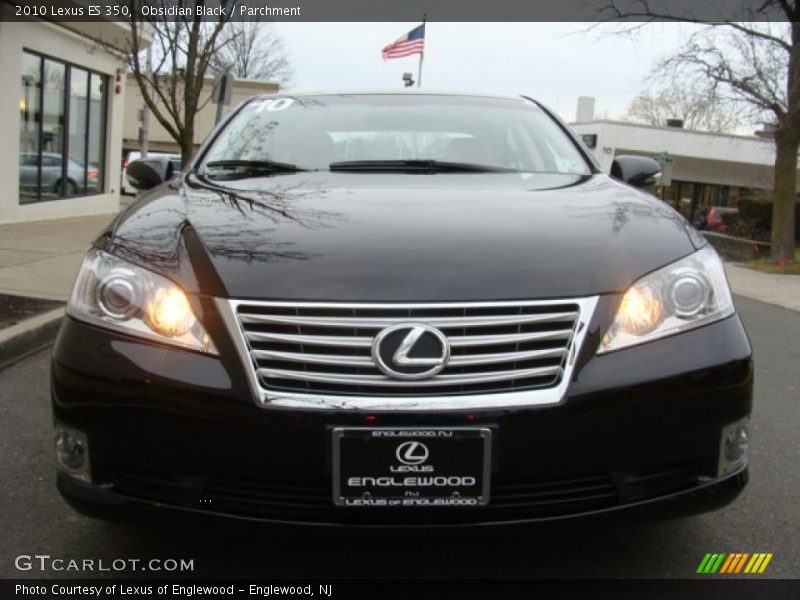 Obsidian Black / Parchment 2010 Lexus ES 350