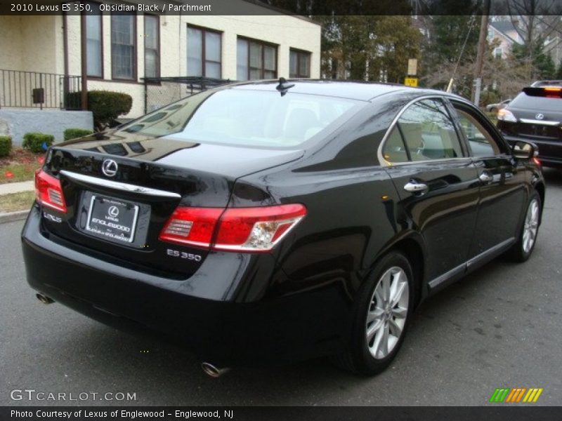 Obsidian Black / Parchment 2010 Lexus ES 350