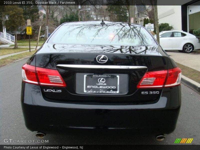 Obsidian Black / Parchment 2010 Lexus ES 350